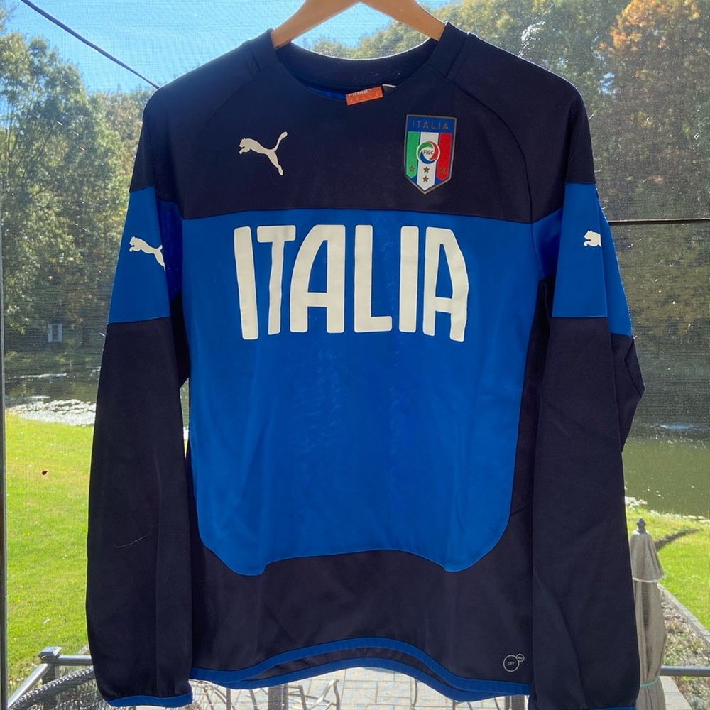 Italy soccer training top